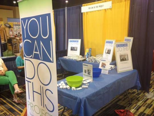 A glimpse of the 2012 booth at FFL.